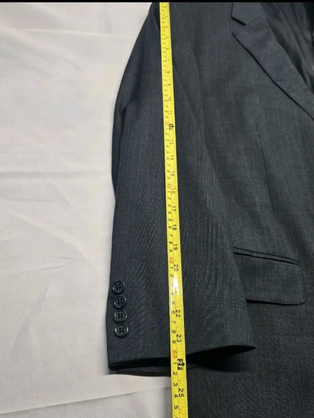 Peter Millar Mens Blazer‎ 2 Button Sport Coat 46r Wool Plaid Print *Read*